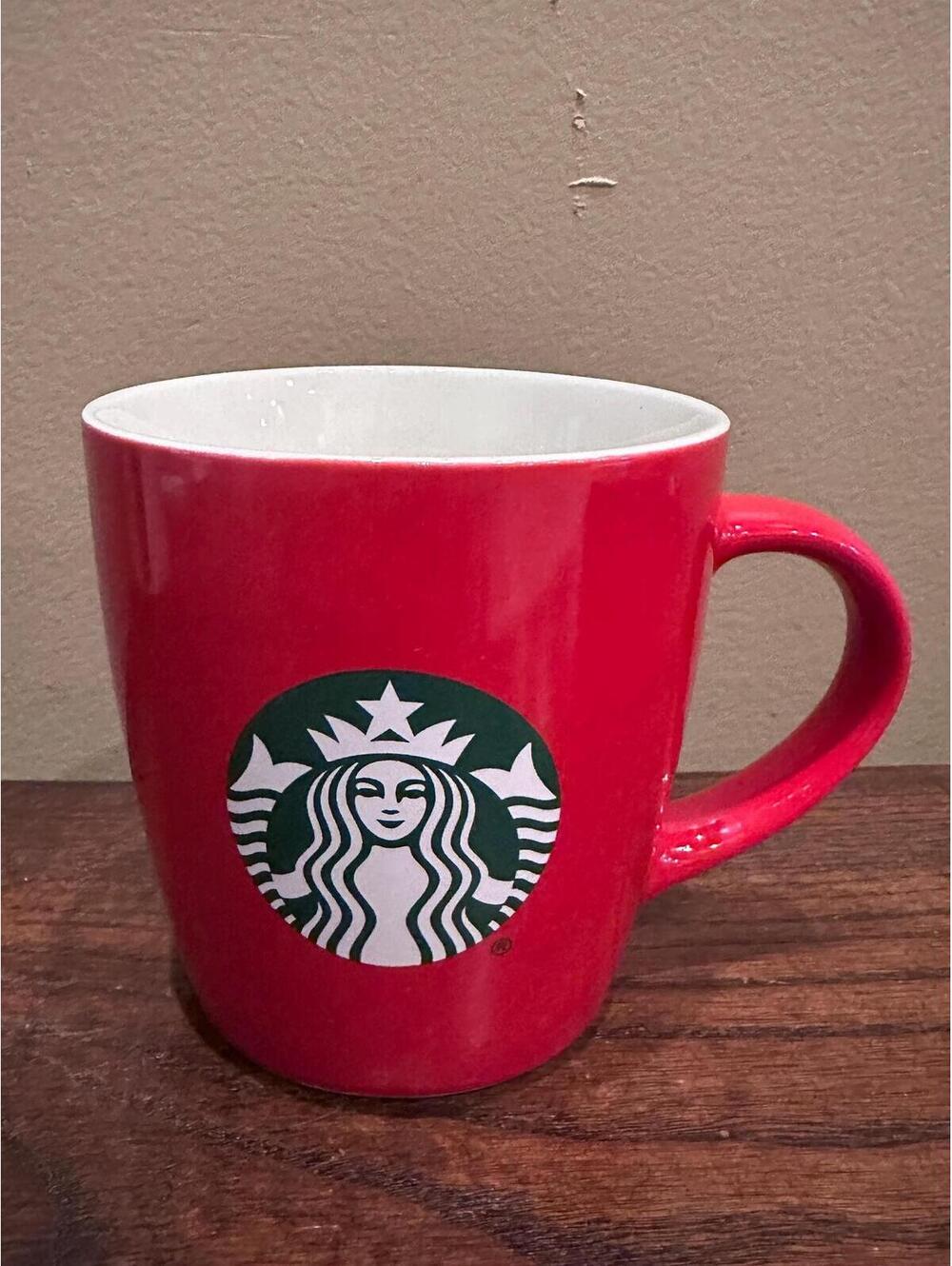 Classic Red Starbucks Mug with Green Logo